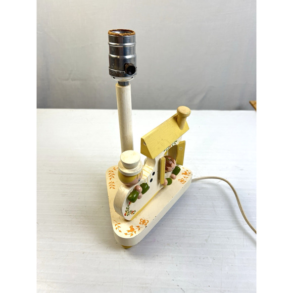 Vintage Lamp Nursery Originals Old Woman That Lived In A Shoe Light & Nightlight - Picture 5 of 12